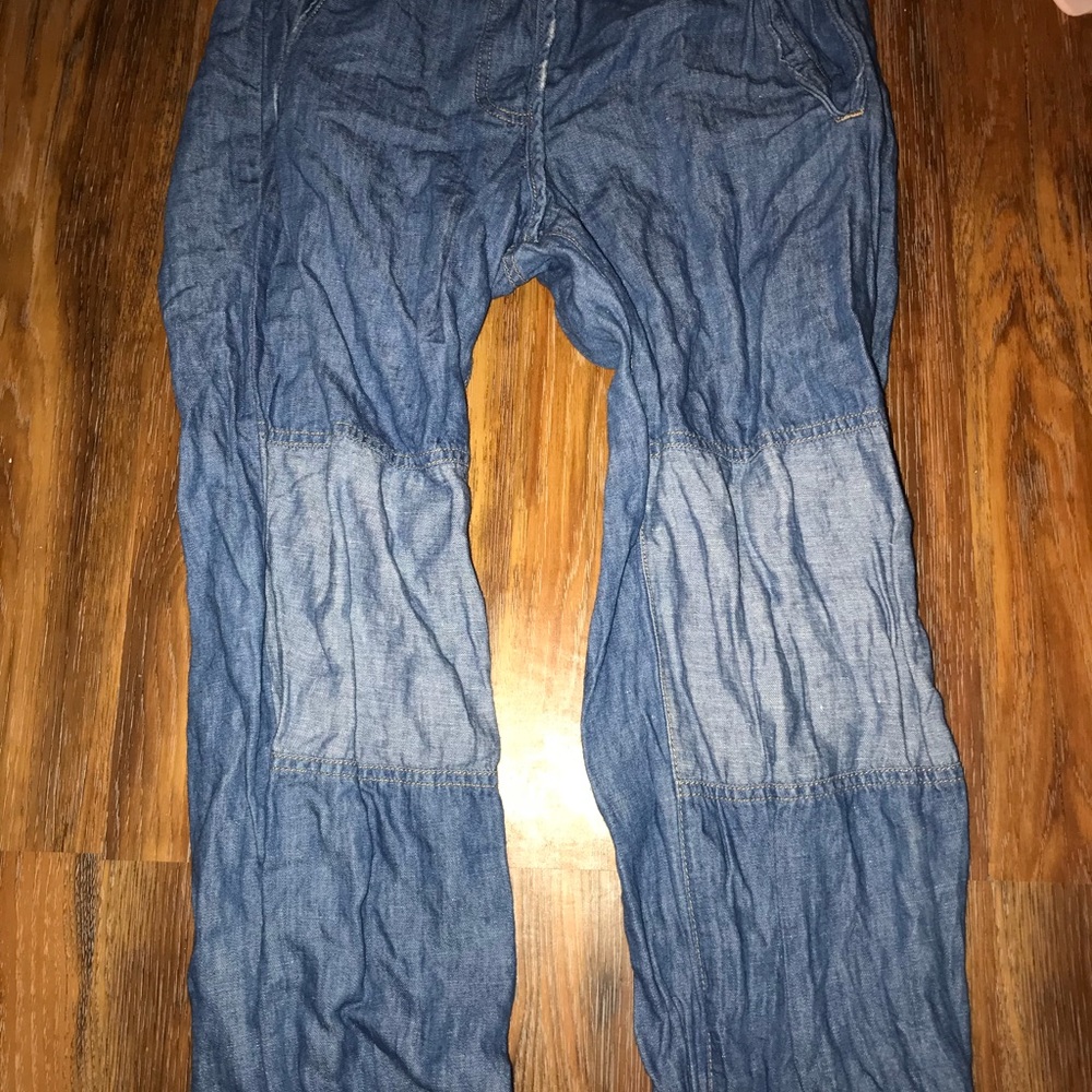 Blue jeans loose
